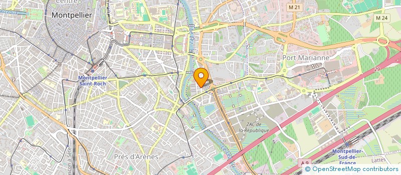 localisation de l'entreprise MADAME LAURA JASSERON à MONTPELLIER
