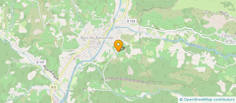 localisation de l'entreprise MADAME LAURA JAUBERT  BUIS-LES-BARONNIES