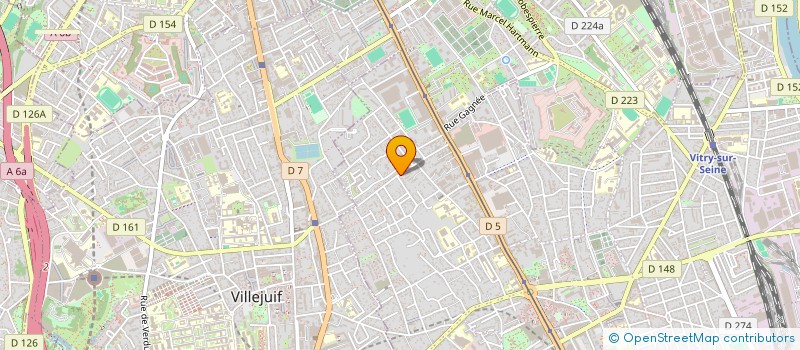 localisation de l'entreprise MADAME LAURA JEANINE GADRET à VITRY-SUR-SEINE