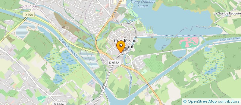 localisation de l'entreprise MADAME LAURA JEANNE  CONDE-SUR-L'ESCAUT