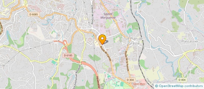 localisation de l'entreprise MADAME LAURA JOINES à GRASSE