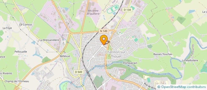 localisation de l'entreprise MADAME LAURA JOSEPH  CHATILLON-SUR-THOUET