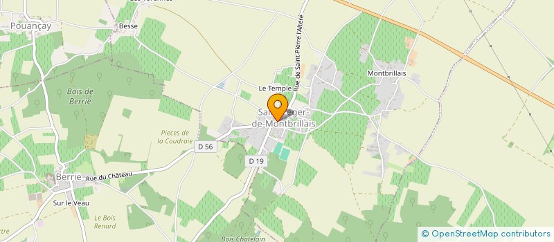 localisation de l'entreprise MADAME LAURA JOUANNEAU à SAINT-LEGER-DE-MONTBRILLAIS