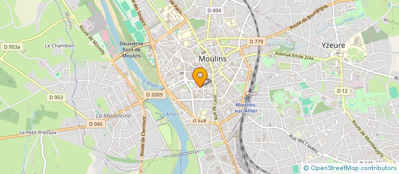 localisation de l'entreprise MADAME LAURA JOURNET à MOULINS