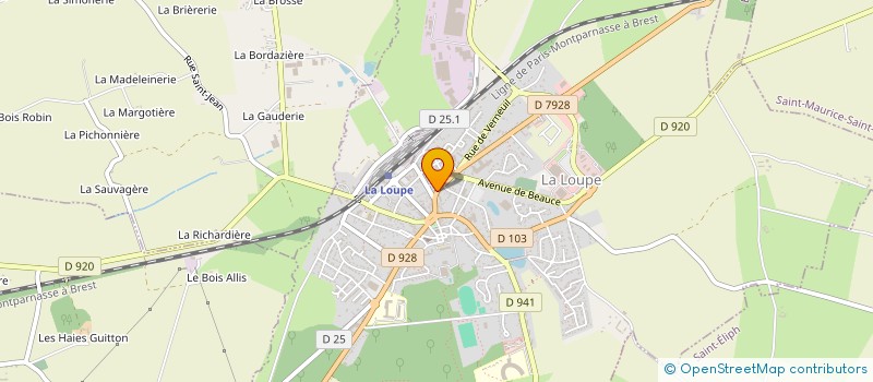 localisation de l'entreprise MADAME LAURA JULIAN à LA LOUPE