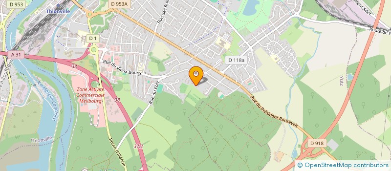 localisation de l'entreprise MADAME LAURA JUNG  THIONVILLE