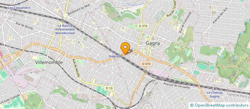 localisation de l'entreprise MADAME LAURA KANSOU SANCHEZ à GAGNY