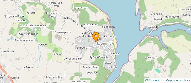 localisation de l'entreprise MADAME LAURA KERDODE  LOCQUENOLE