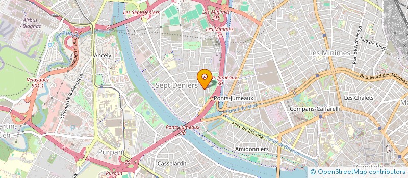 localisation de l'entreprise MADAME LAURA KERR  TOULOUSE