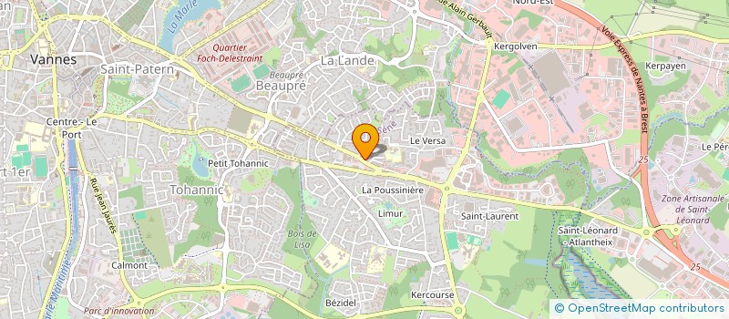 localisation de l'entreprise MADAME LAURA KERZERHO  SENE