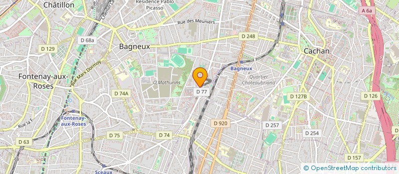 localisation de l'entreprise MADAME LAURA KIBUANDA à BAGNEUX