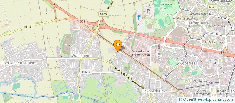 localisation de l'entreprise MADAME LAURA KLEIN  ECKBOLSHEIM