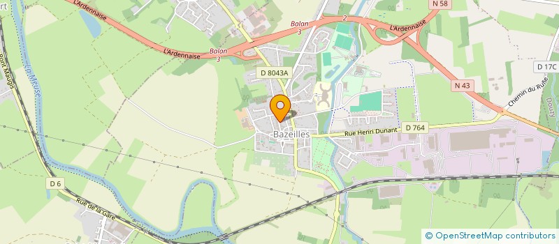 localisation de l'entreprise MADAME LAURA KOPNIAEFF  BAZEILLES