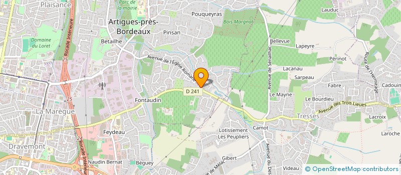 localisation de l'entreprise MADAME LAURA KOVALICEK  ARTIGUES-PRES-BORDEAUX