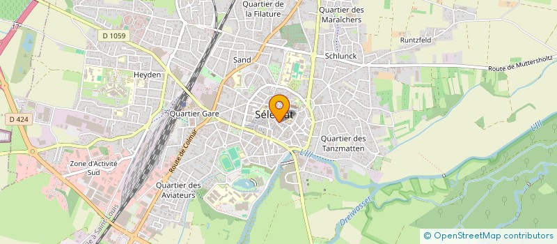 localisation de l'entreprise MADAME LAURA KREMSER  SELESTAT