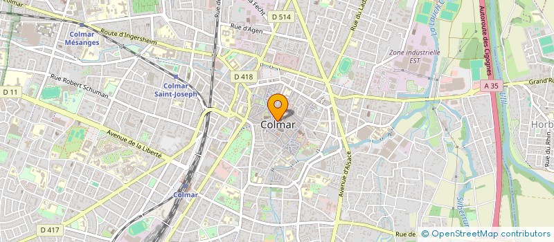 localisation de l'entreprise MADAME LAURA KUNEGEL  COLMAR