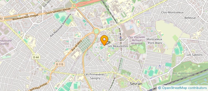 localisation de l'entreprise MADAME LAURA LABADY  SEVRAN