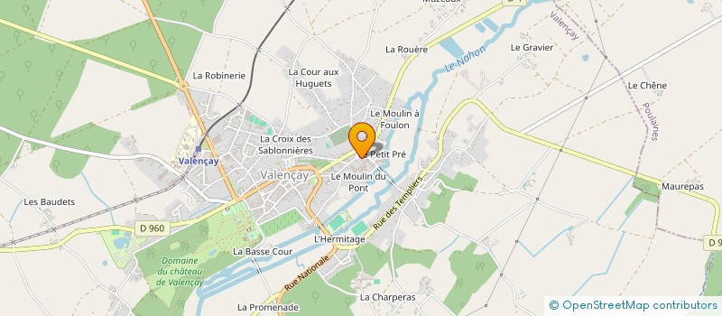 localisation de l'entreprise MADAME LAURA LABAT à VALENCAY
