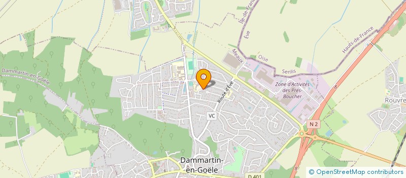 localisation de l'entreprise MADAME LAURA LABAT  DAMMARTIN-EN-GOELE