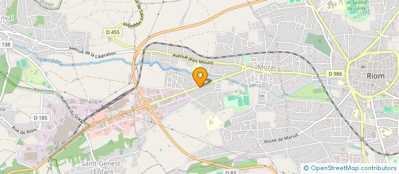 localisation de l'entreprise MADAME LAURA LABAYE  MOZAC