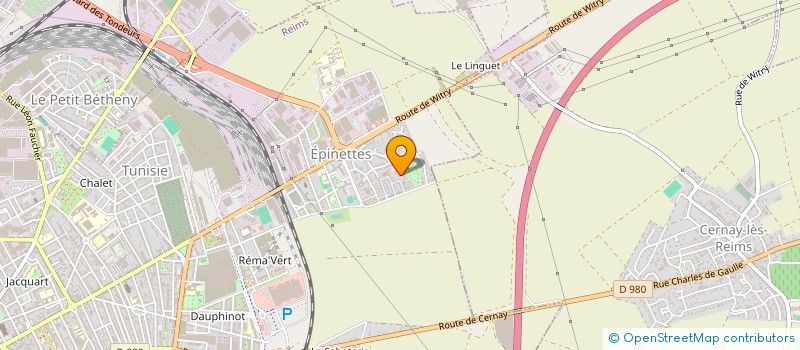 localisation de l'entreprise MADAME LAURA LABBE  REIMS