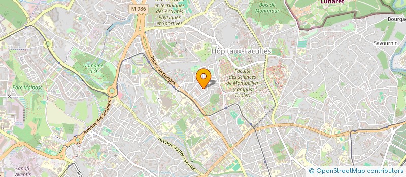 localisation de l'entreprise MADAME LAURA LABORIE à MONTPELLIER
