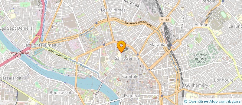 localisation de l'entreprise MADAME LAURA LACABANNE  TOULOUSE