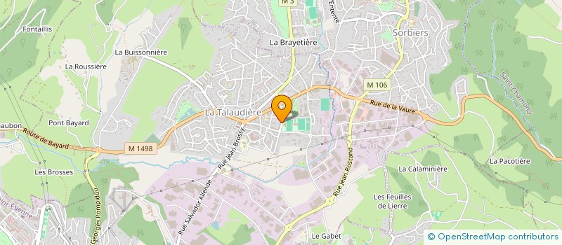 localisation de l'entreprise MADAME LAURA LAFAY  SAINT-JEAN-BONNEFONDS