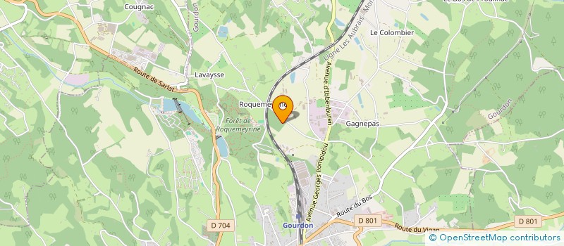 localisation de l'entreprise MADAME LAURA LAFON  GOURDON