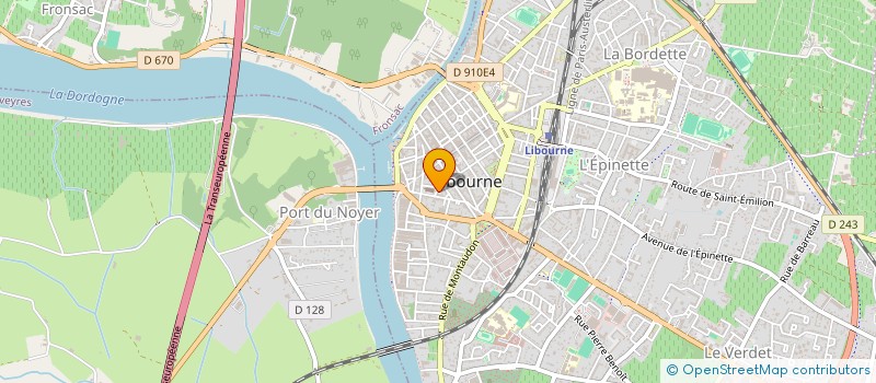 localisation de l'entreprise MADAME LAURA LAGIERE  LIBOURNE