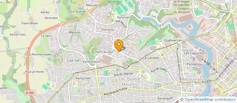 localisation de l'entreprise MADAME LAURA LALLEMAND  BREST