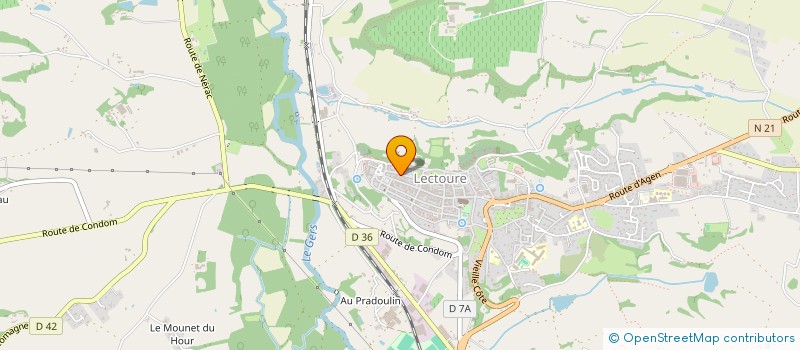 localisation de l'entreprise MADAME LAURA LAMBERT  LAYRAC