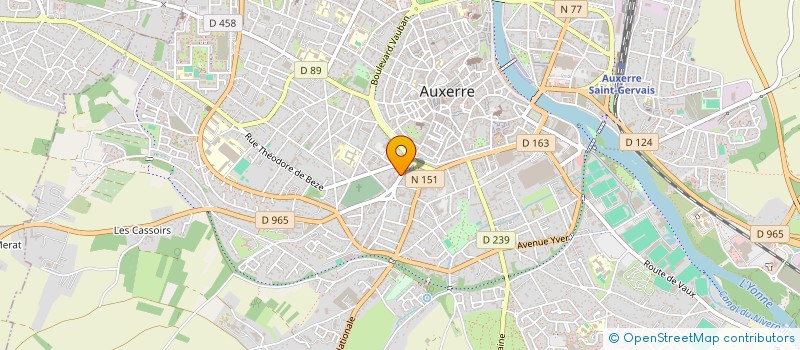 localisation de l'entreprise MADAME LAURA LAMBERT à AUXERRE