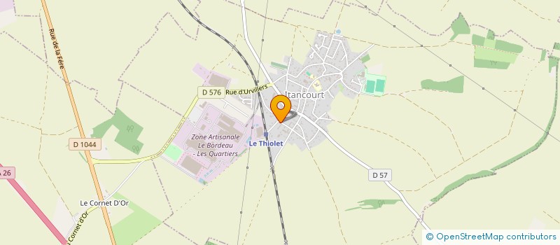 localisation de l'entreprise MADAME LAURA LAMOTTE  ITANCOURT