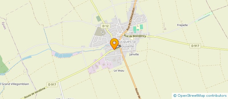 localisation de l'entreprise MADAME LAURA LANDIER  OUCQUES LA NOUVELLE