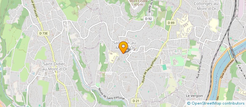 localisation de l'entreprise MADAME LAURA LANGE  SAINT-CYR-AU-MONT-D'OR