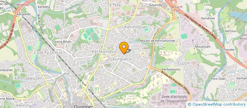 localisation de l'entreprise MADAME LAURA LANGLOIS à QUIMPER