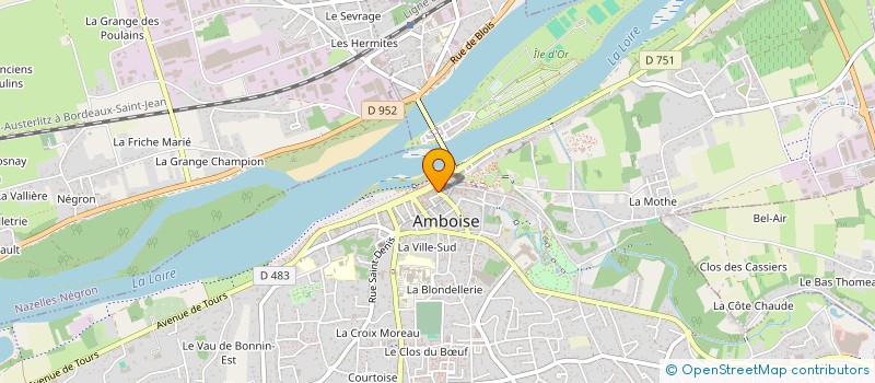 localisation de l'entreprise MADAME LAURA LANOE  AMBOISE