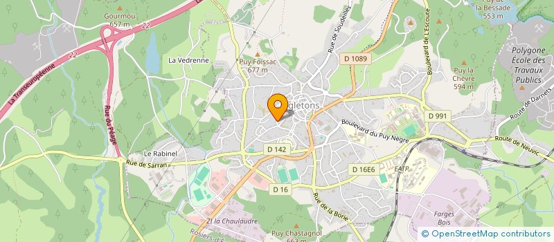 localisation de l'entreprise MADAME LAURA LAPORTE  EGLETONS