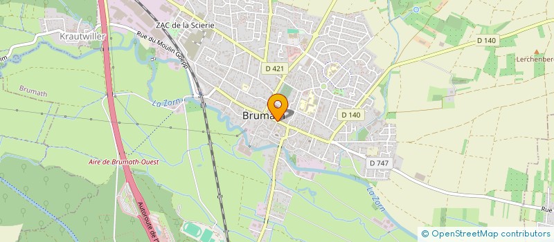 localisation de l'entreprise MADAME LAURA LAPP  BRUMATH