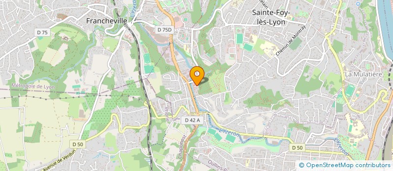 localisation de l'entreprise MADAME LAURA LARA  SAINTE-FOY-LES-LYON