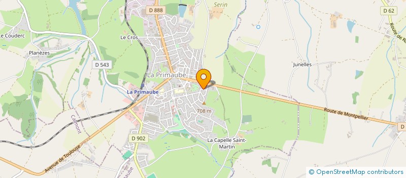 localisation de l'entreprise MADAME LAURA LARROQUE  LUC-LA-PRIMAUBE