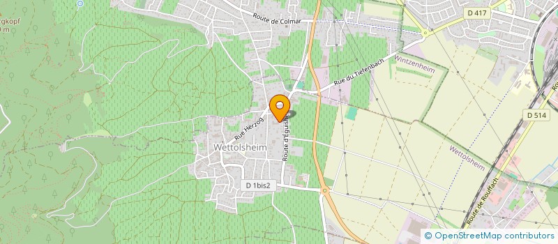 localisation de l'entreprise MADAME LAURA LAWI  WETTOLSHEIM