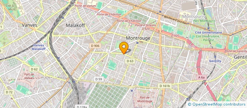 localisation de l'entreprise MADAME LAURA LE BRUN à MONTROUGE