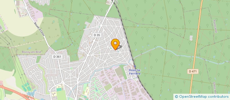 localisation de l'entreprise MADAME LAURA LE FAOU  OZOIR-LA-FERRIERE