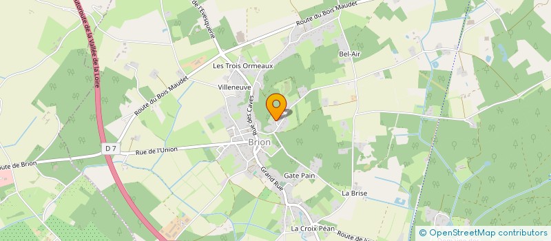 localisation de l'entreprise MADAME LAURA LE LUYER à BRISSAC LOIRE AUBANCE