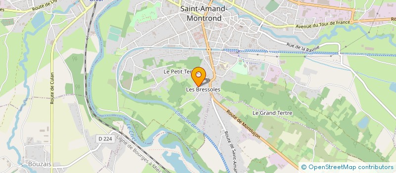 localisation de l'entreprise MADAME LAURA LE MOIGNE  SAINT-AMAND-MONTROND