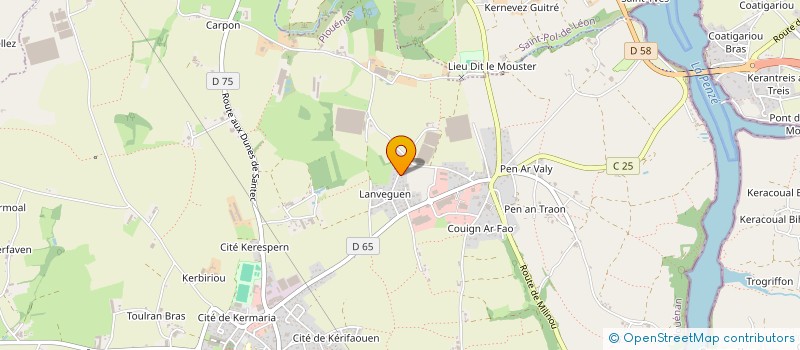 localisation de l'entreprise MADAME LAURA LE NAN  PLOUENAN