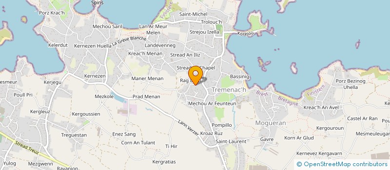 localisation de l'entreprise MADAME LAURA LE PRIOL  PLOUGUERNEAU