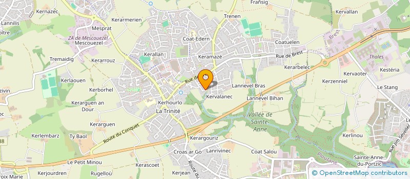 localisation de l'entreprise MADAME LAURA LE PRUNENNEC à PLOUZANE